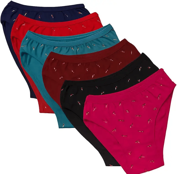     			Bebron Cotton Lycra Hipster ( Multicolor2 , Pack of 6 )