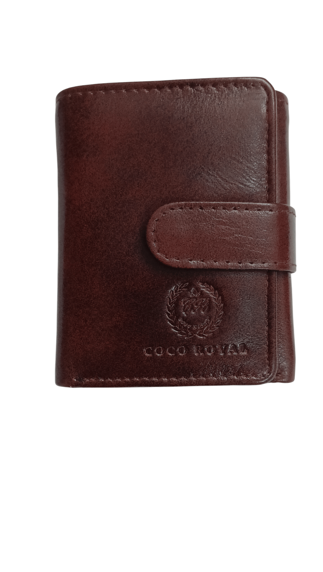     			COCO ROYAL Leather Printed Men's Three Fold Wallet With 10 Slots For Card ( Brown , Pack of 1 )