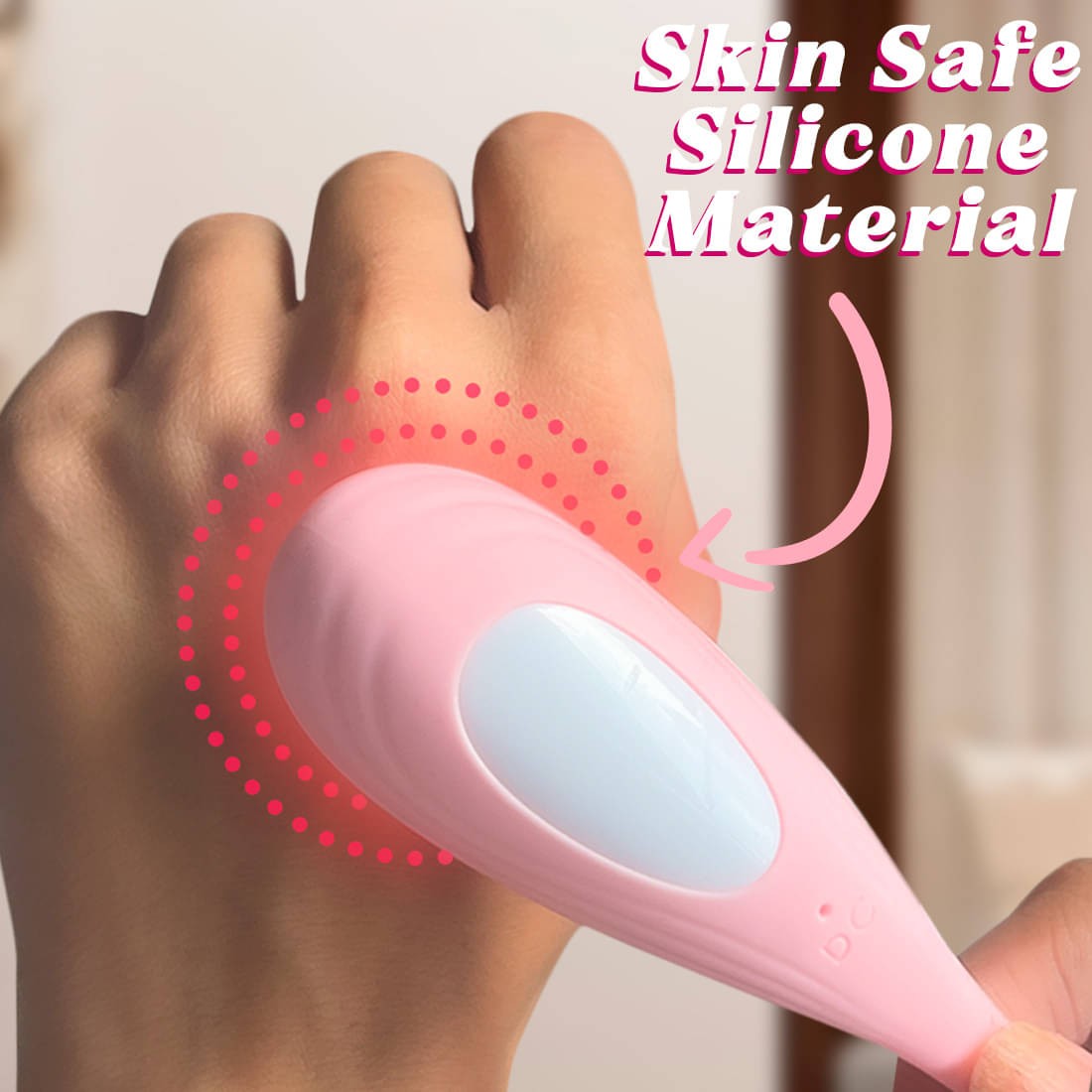     			Calmras App Controlled Fish Portable Manual Massager