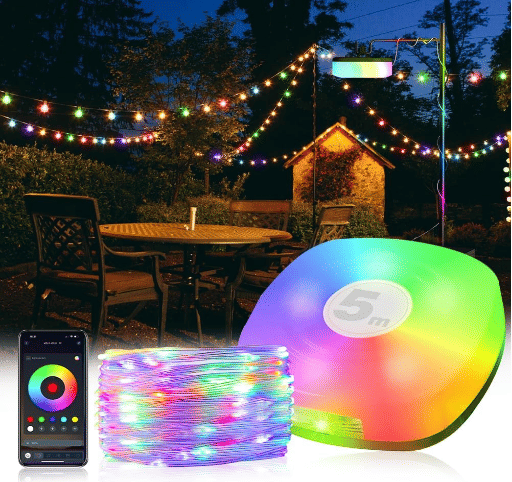 Camping String Lights, 3 in 1 Portable Waterproof RGB lighits Multicolor 5M String Light ( Pack of 1 ) Camping String Lights, 3 in 1 Portable Waterproof RGB lighits Multicolor 5M String Light ( Pack of 1 )