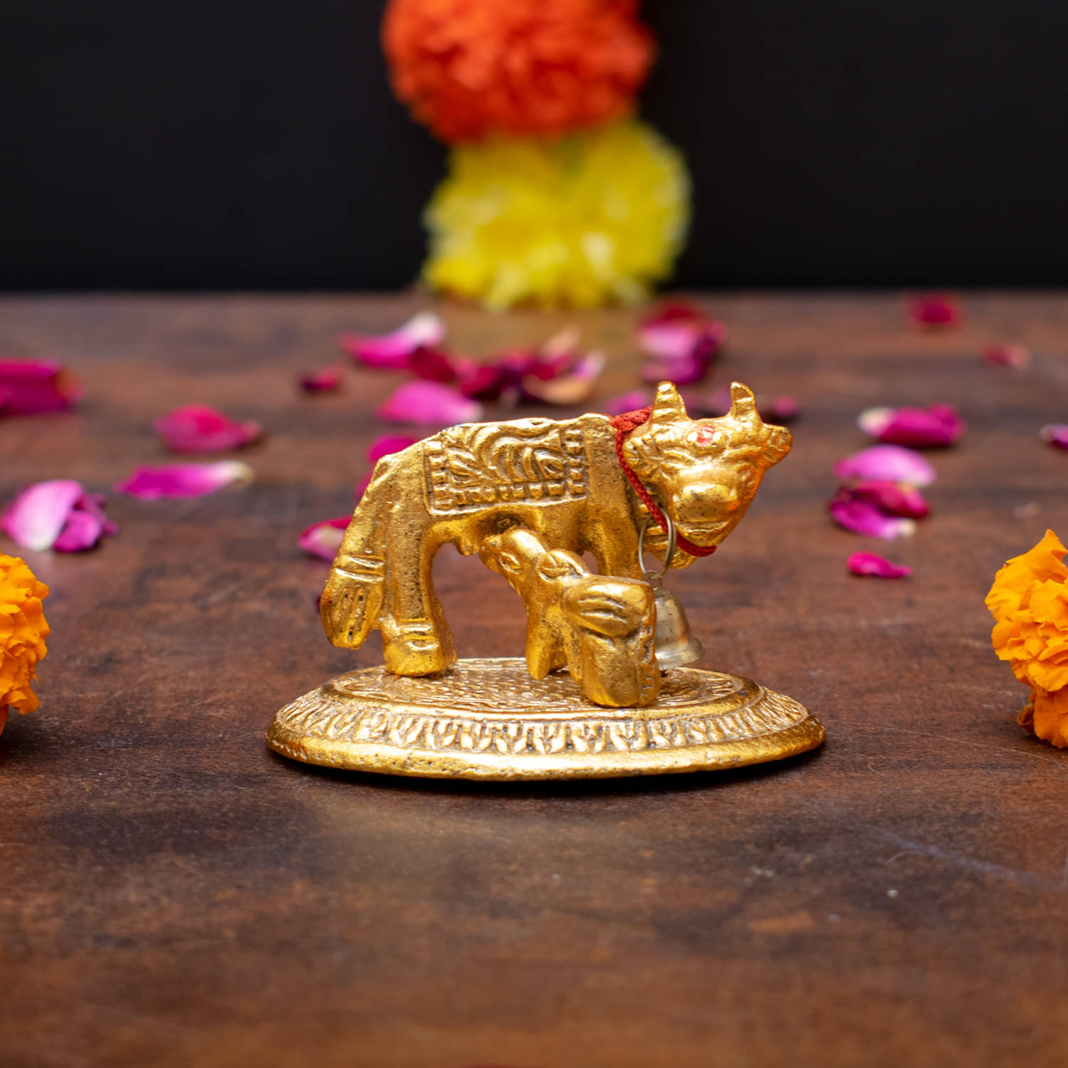Craftlayout Iron Cow and Calf Idol ( 5.08 cm ) Craftlayout Iron Cow and Calf Idol ( 5.08 cm )