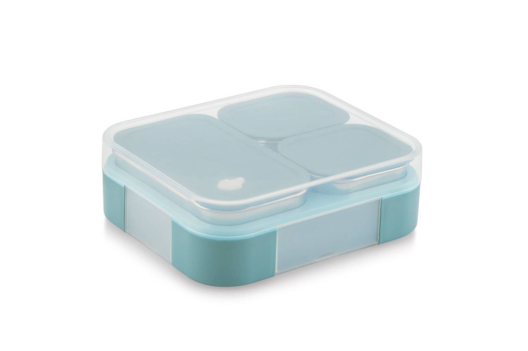     			Dynore Crunch Time Tiffin Stainless Steel Insulated Lunch Box 3 - Container ( Pack of 1 )