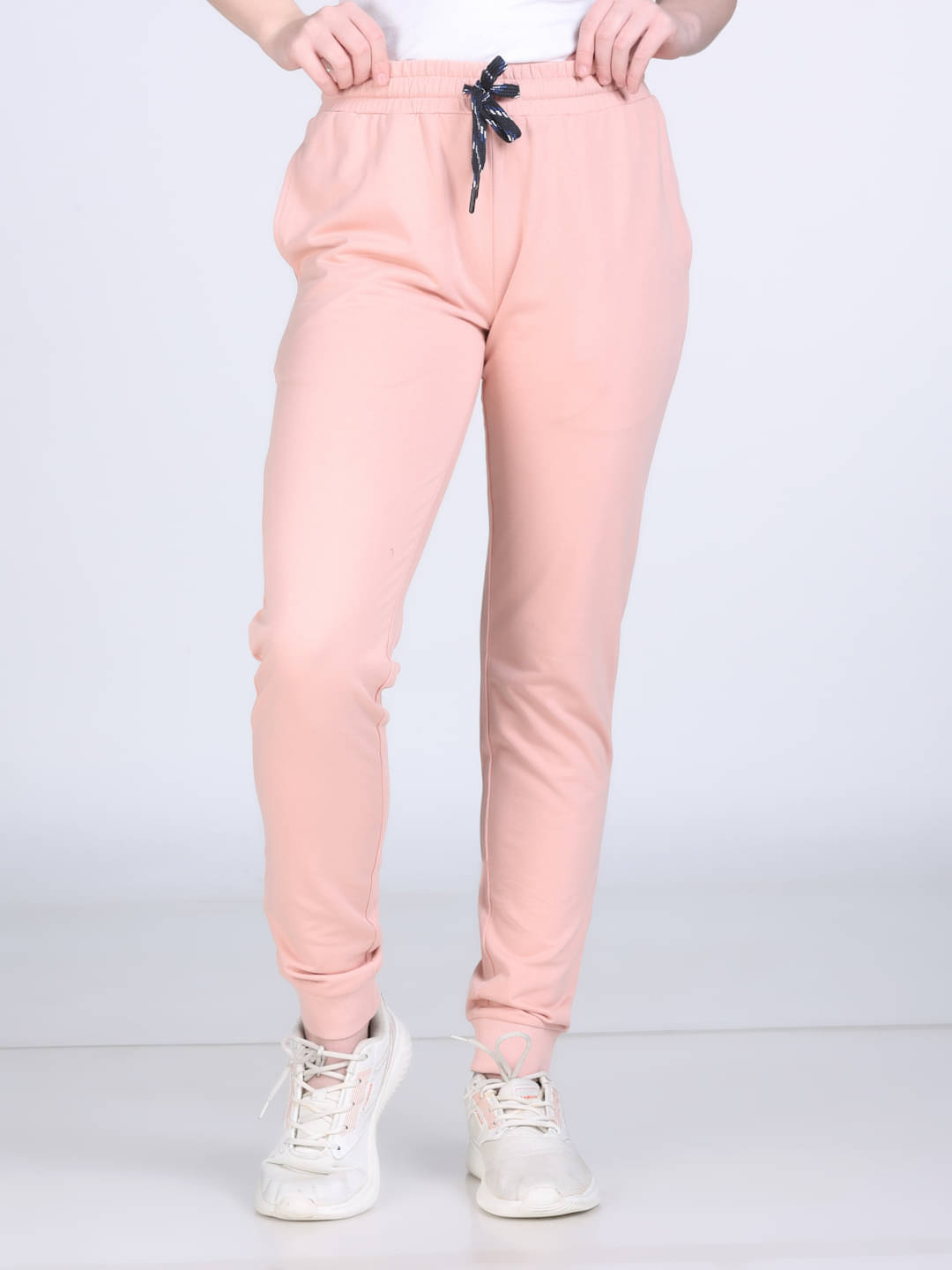    			ETICO Women Cotton Casual Trousers ( Pink )