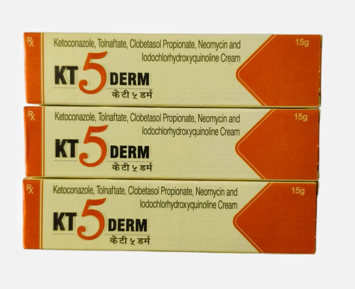    			KT5Derm Skin Cream,15gm each (Pack of 3)