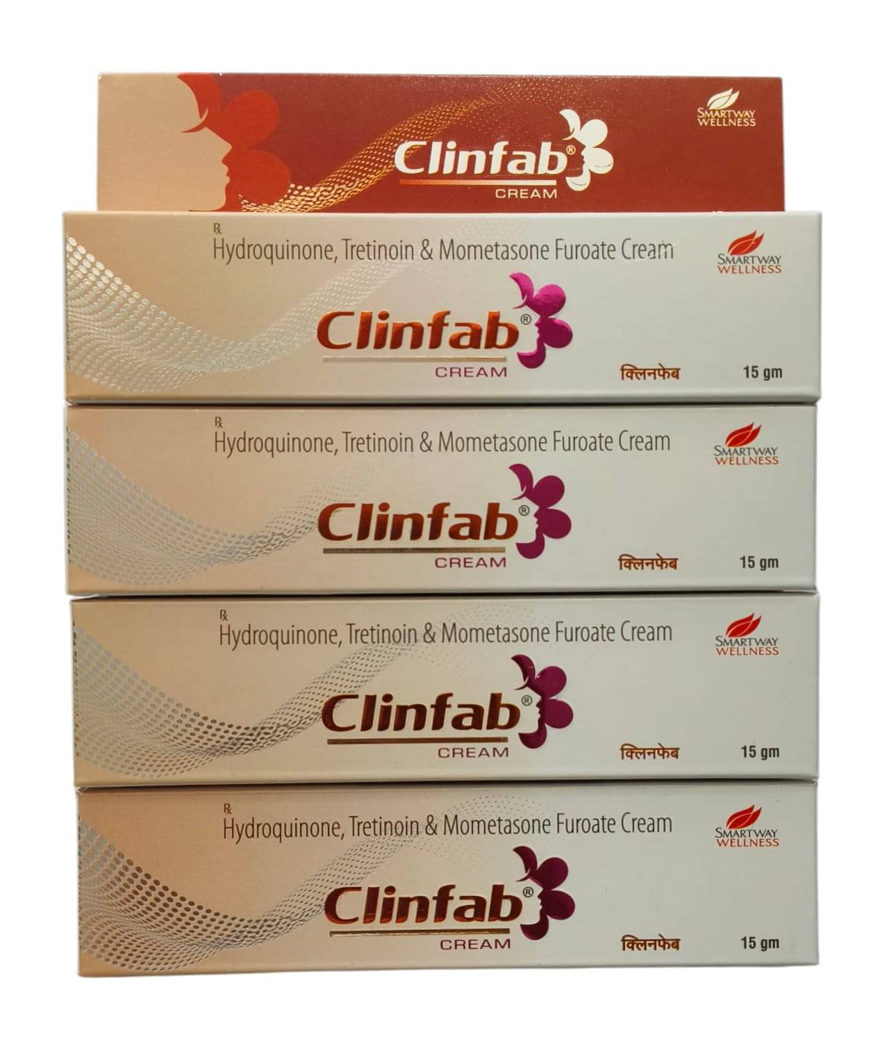     			Clinfab Face Cream,15gm each (Pack of 4)