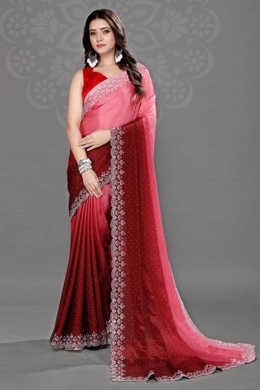Honey Creation Art Silk Printed Regular Saree With Unstitched Blouse Piece ( Maroon ) Honey Creation Art Silk Printed Regular Saree With Unstitched Blouse Piece ( Maroon )