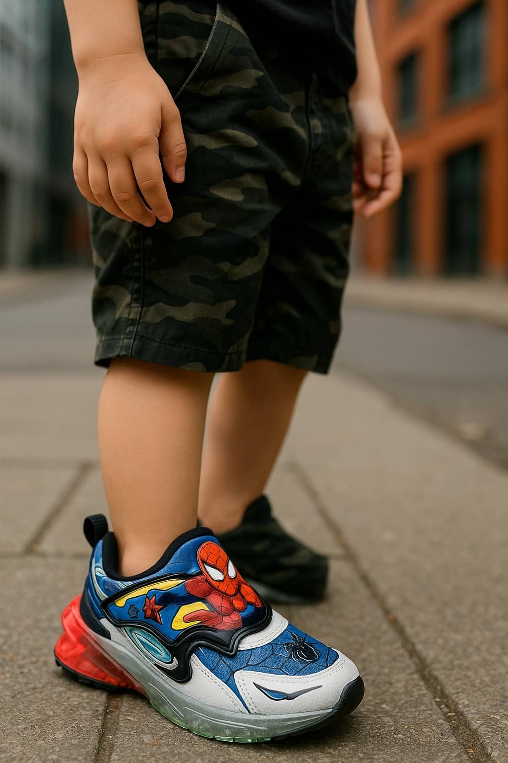     			ICONIC ME - Multicolor Boy's LED Shoes ( 1 Pair )
