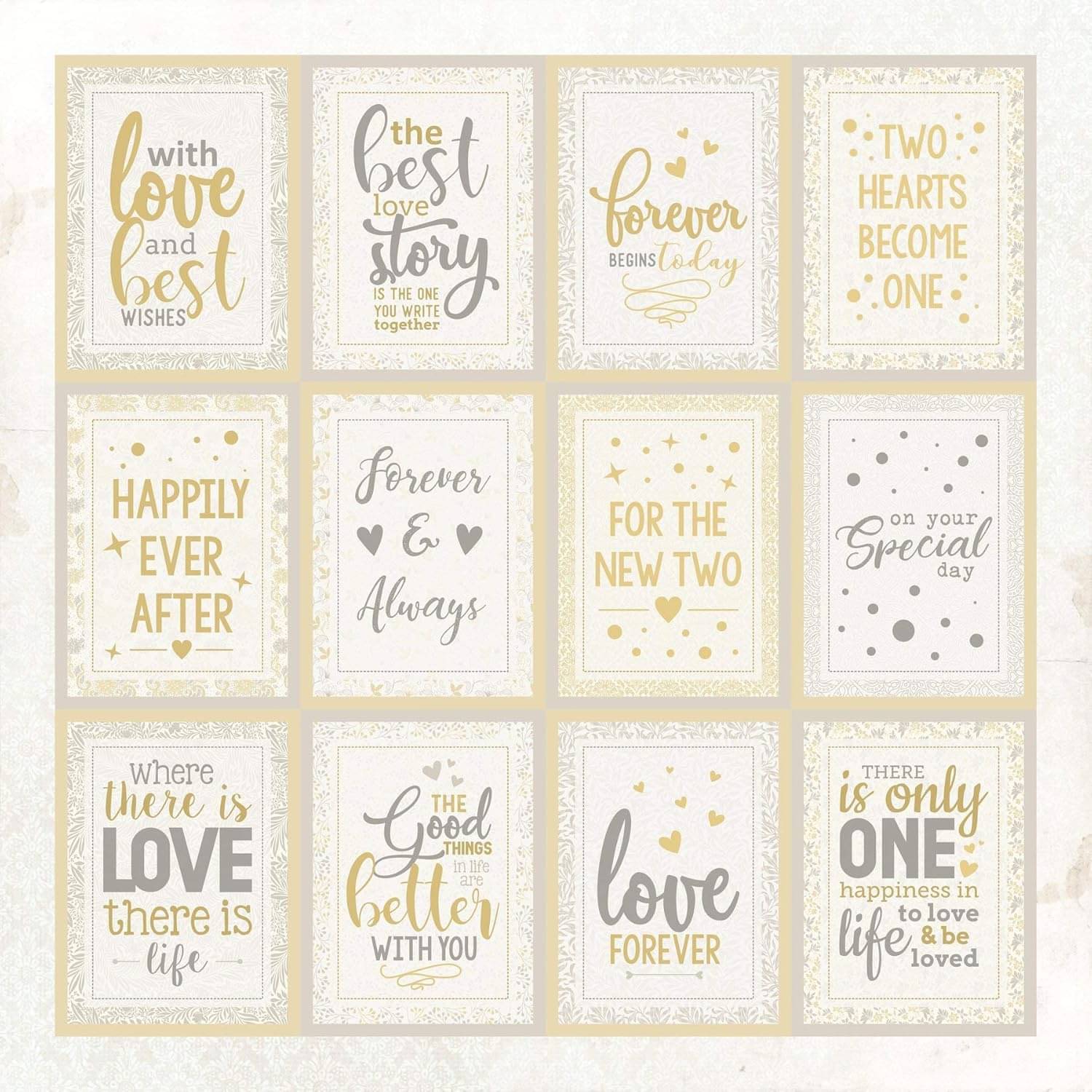     			Little Birdie Printed Pattern Design Paper Pack for Art and Craft Amor Mio- 12in x 12in,12sheets, 250gsm|Scrapbooking Paper for Journal, Craft | Decorative Paper for Greeting Card Making