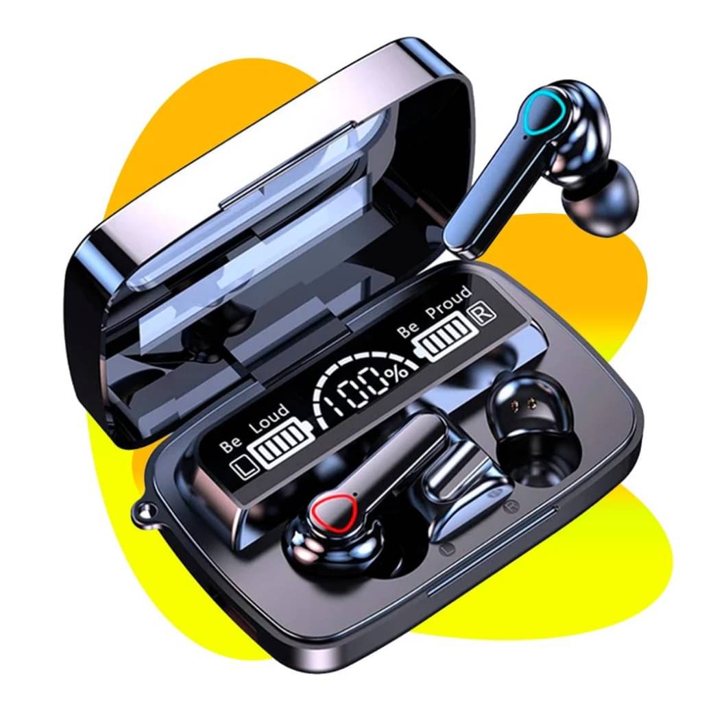 M19-19 Earbuds TWS Earphone Touch Control Mirror Digital Display Wireless Bluetooth 5.1 Headphones With Microphone     			M19-19 Earbuds TWS Earphone Touch Control Mirror Digital Display Wireless Bluetooth 5.1 Headphones With Microphone