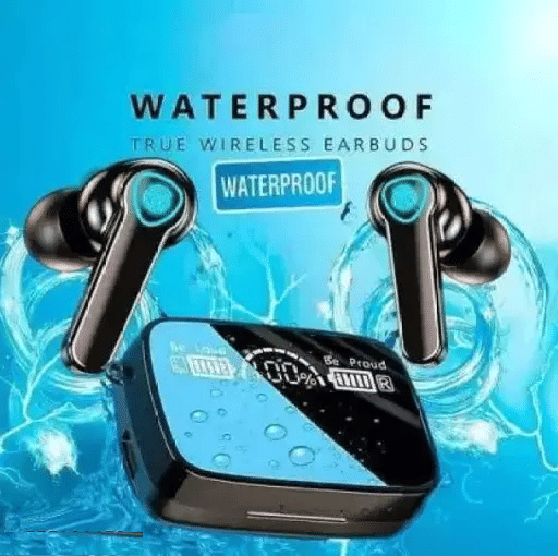     			M19 Bluetooth True Wireless (TWS) In Ear 20 Hours Playback Fast charging,Powerfull bass IPX4(Splash & Sweat Proof) Black