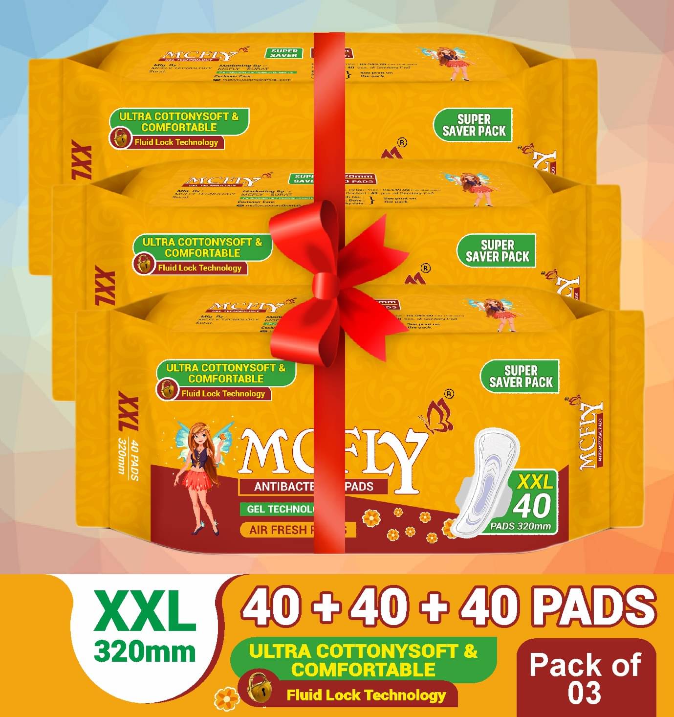     			MCFLY Dry XXL Ultra Sanitary Pad