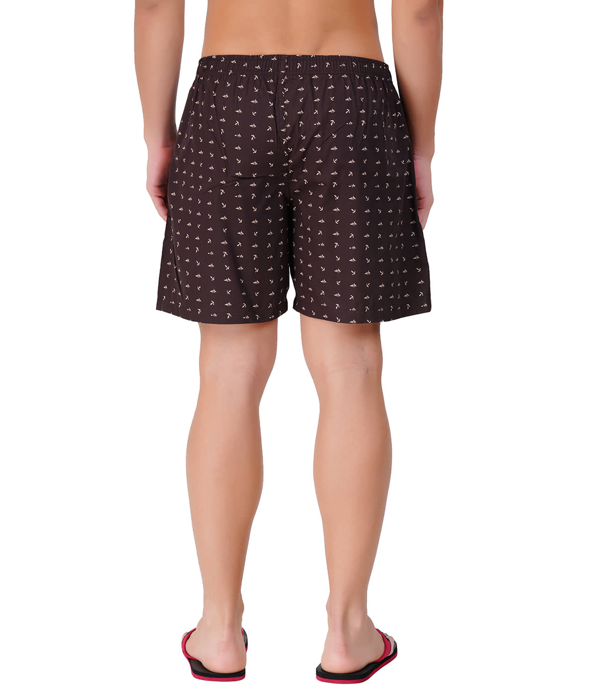 Merino Pack of 1 Cotton Boxers For Men's ( Brown )
