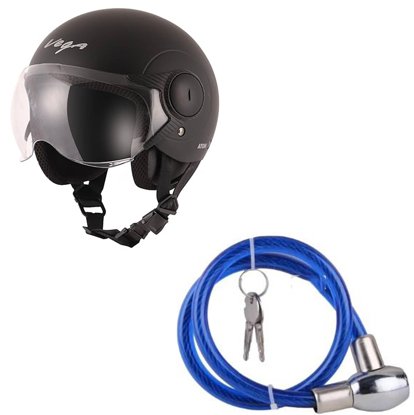 Multi Purpose Steel Key Lock for Bike, Helmet, Luggage, Anti Lock with Computerizes 2 Keys Advance Cable Wire Lock Multi Purpose Steel Key Lock for Bike, Helmet, Luggage, Anti Lock with Computerizes 2 Keys Advance Cable Wire Lock