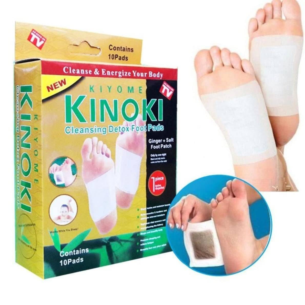     			KINOKI Cleansing Detox Foot Pads, Detox Pad, Foot patch for Foot Care & Pain Relief (Pack 1 - 10 Patches)