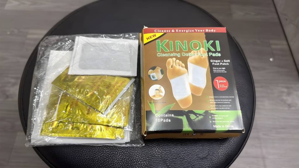     			KINOKI Cleansing Detox Foot Pads, Detox Pad, Foot patch for Foot Care & Pain Relief (Pack 1 - 10 Patches)