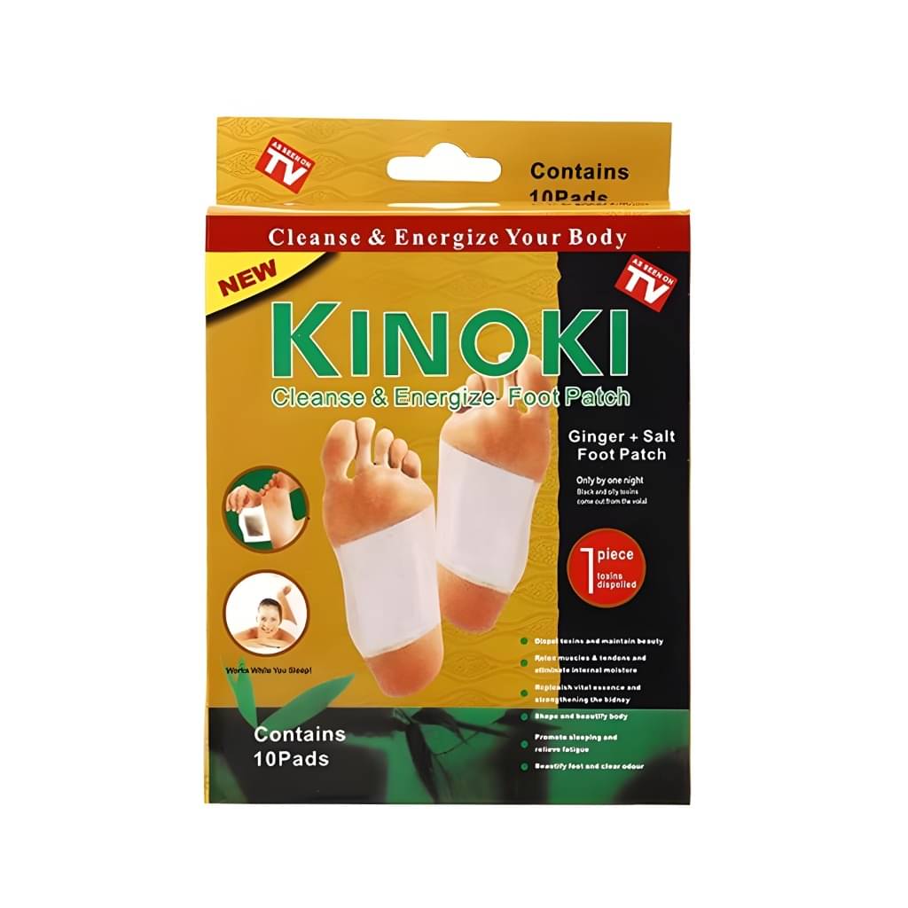     			KINOKI Cleansing Detox Foot Pads, Detox Pad, Foot patch for Foot Care & Pain Relief (Pack 1 - 10 Patches)