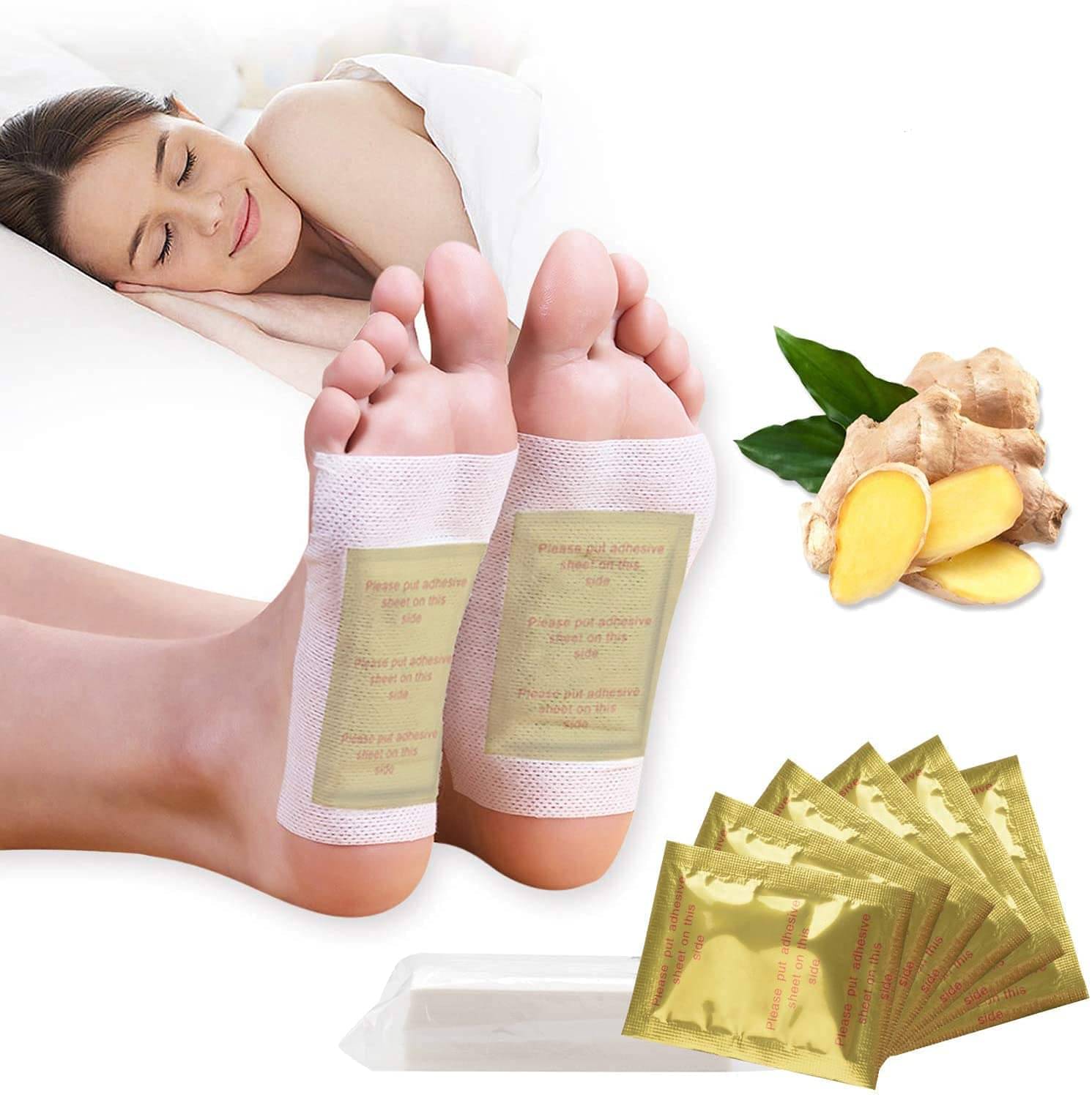     			KINOKI Cleansing Detox Foot Pads, Detox Pad, Foot patch for Foot Care & Pain Relief (Pack 1 - 10 Patches)