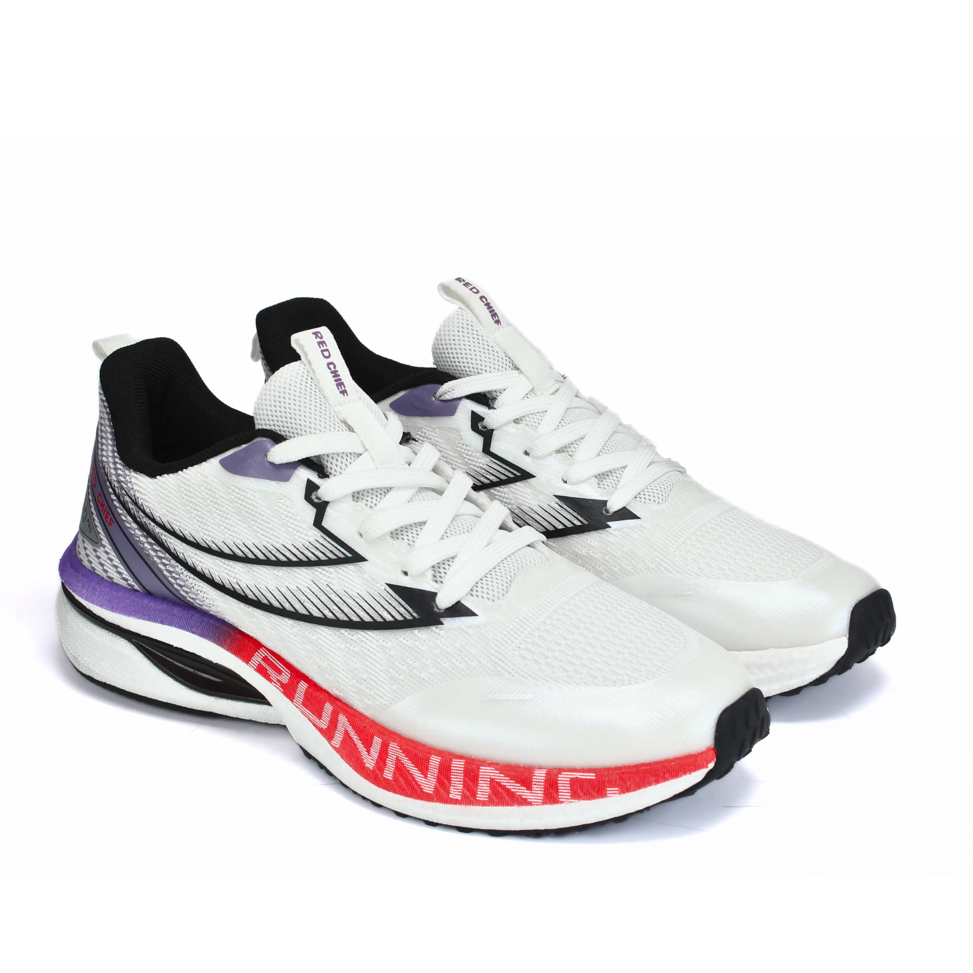 Red Chief R1716 White Men's Sports Running Shoes Red Chief R1716 White Men's Sports Running Shoes