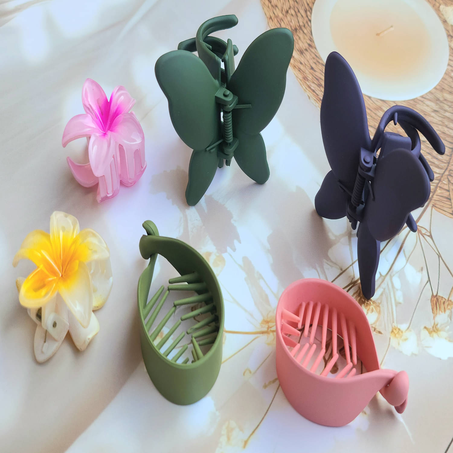     			Rhosyn Multi Women's Hair Clip ( Pack of 6 )