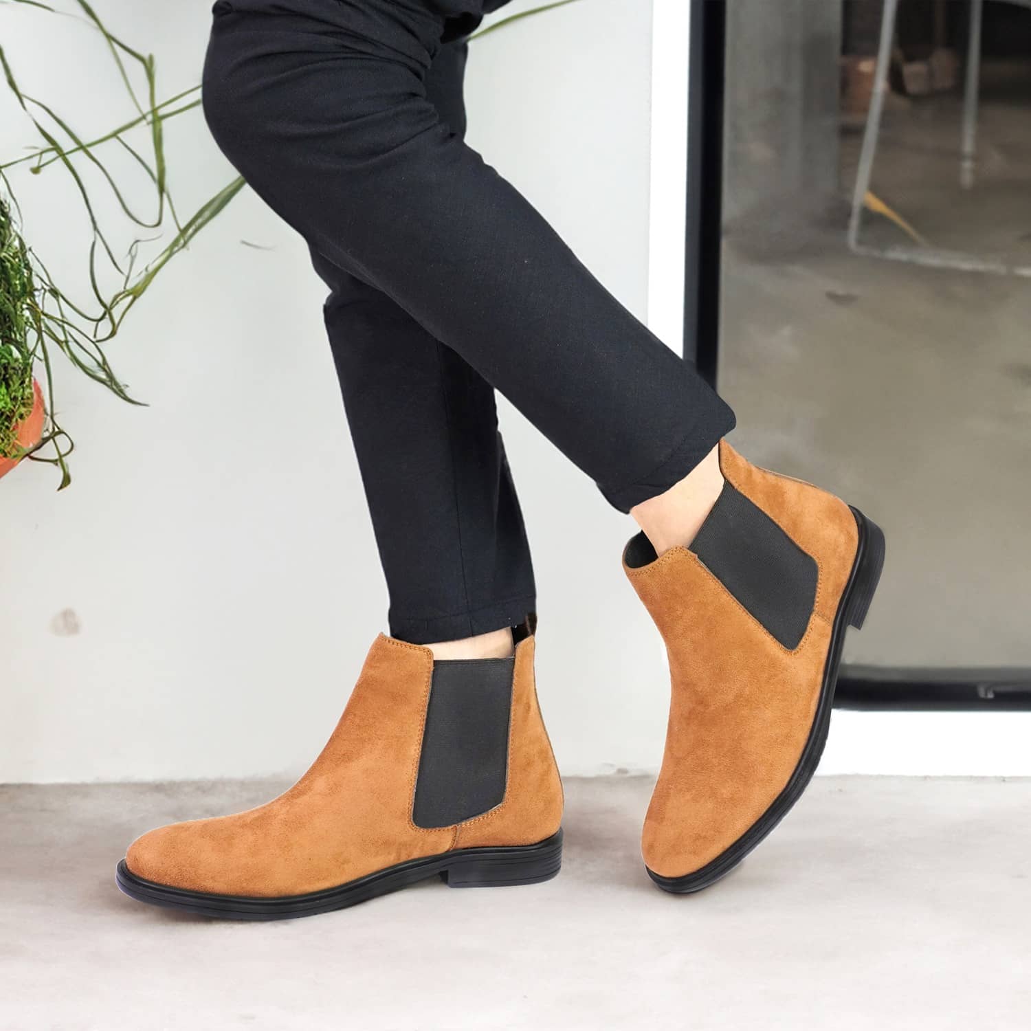BXXY Black Men's Chelsea Boots