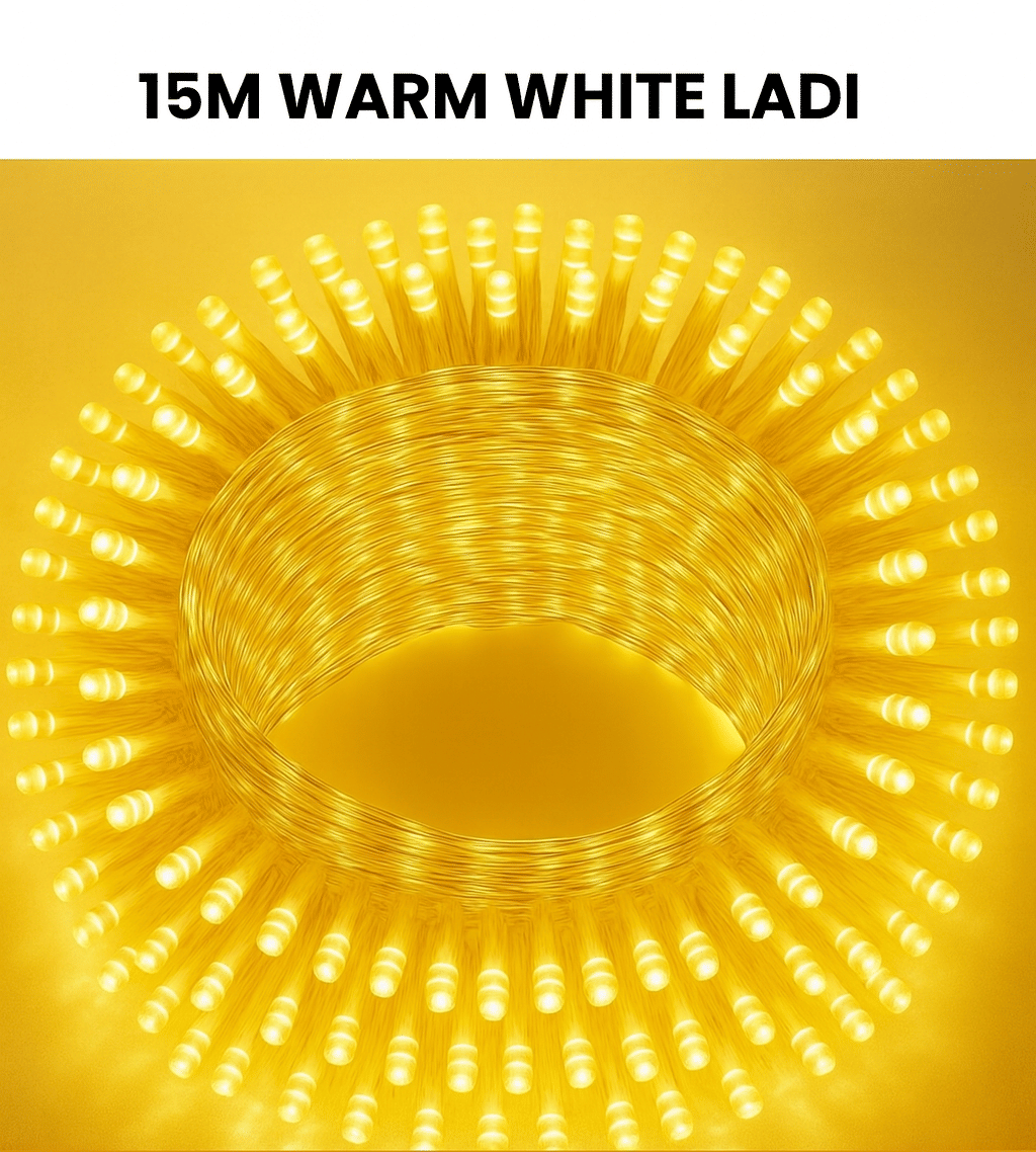     			SPARKWORLD Yellow 15M String Light ( Pack of 1 )
