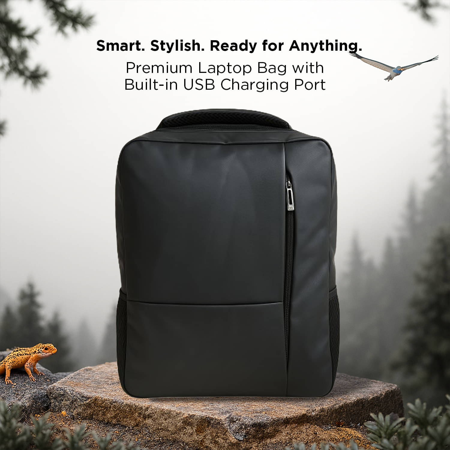     			Sageware 25 Ltrs Black Laptop Bags