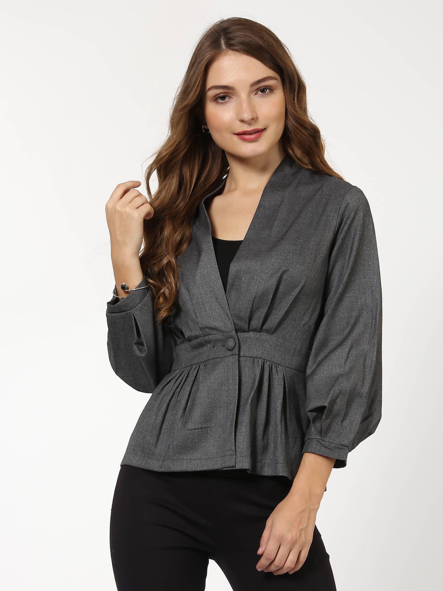     			Sassafras - Cotton Grey Blazers