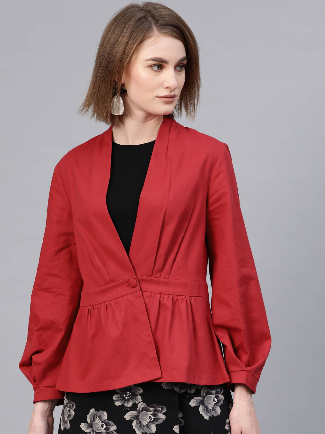     			Sassafras - Cotton Red Blazers