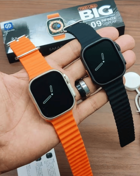     			Smartwatch ORAGNE Color T800 Ultra Black Smart Watch