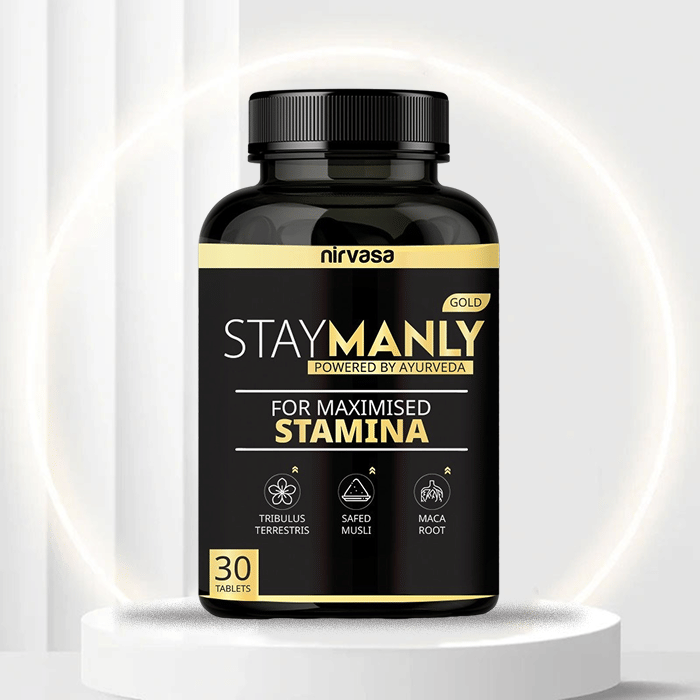     			Staymanly Gold Tablet | for Maximised Stamina, enriched Kaunch Beej Extract, Ashwagandha Extract, Shilajit Extract, Maca Root Extract, Brahmi, Jatamansi (1 X 30 Tablet)