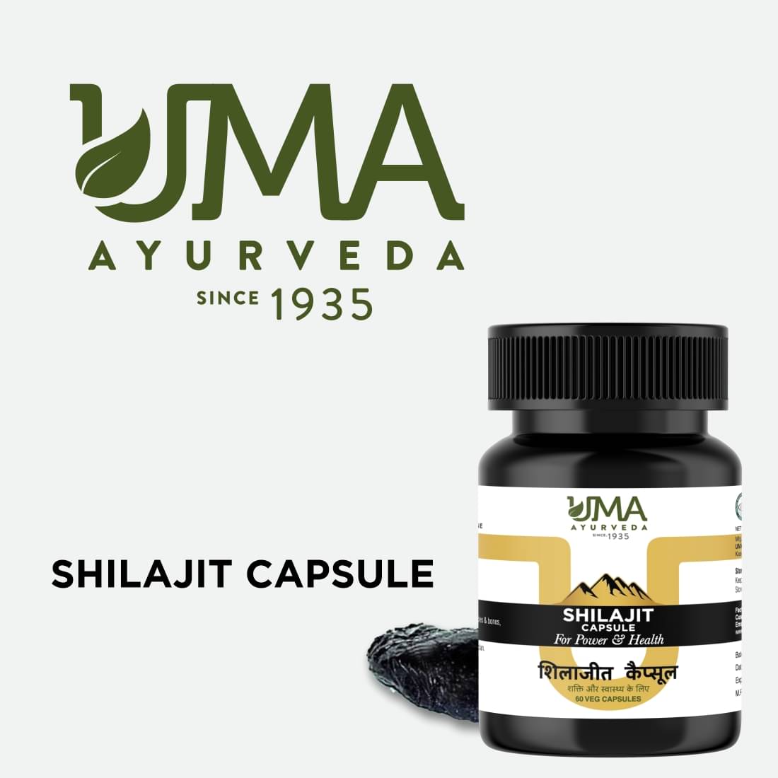     			Uma Ayurveda Shilajit Capsule |  60 Capsules