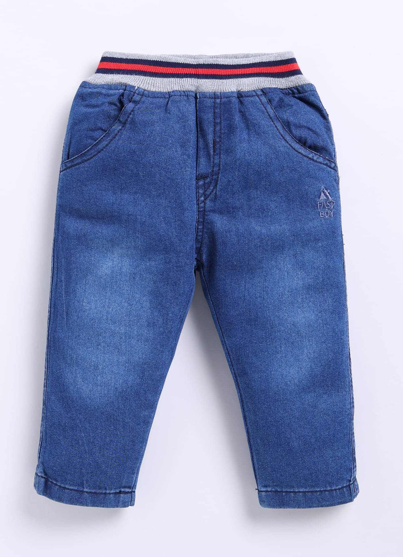    			ZAB Baby Girls Denim Jeans ( Pack of 1 , Blue )