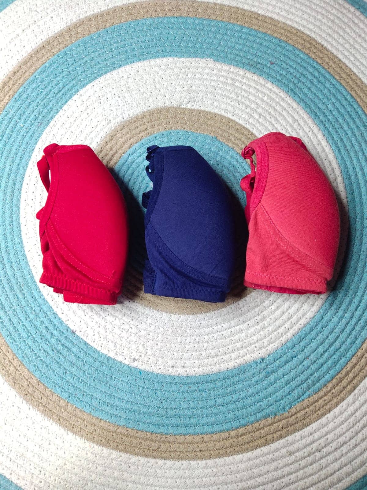 love girl Pack of 3 Lycra Heavily Padded Everyday Bra For Women ( Multicolor3 )