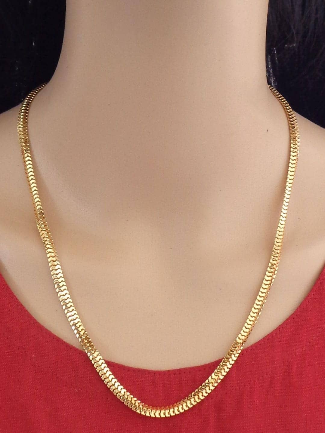 AKLINA Gold Plated Chain ( Set of 1 )