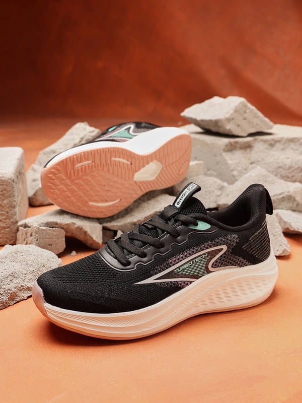     			Action - Black Women's Running Shoes