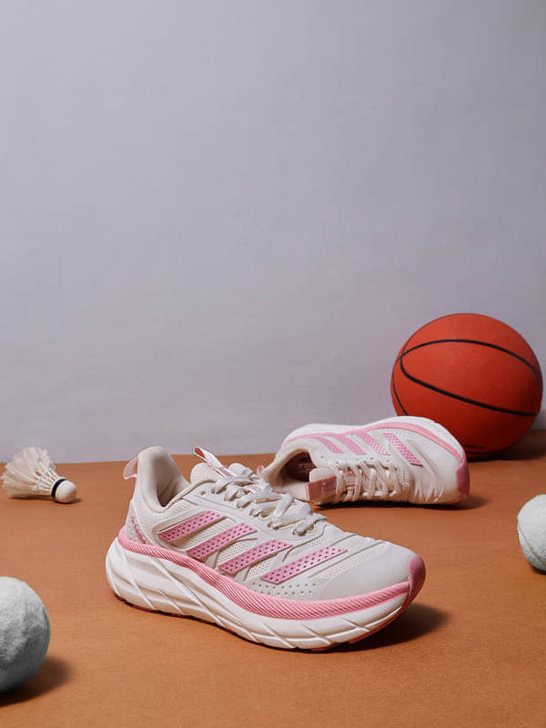 Action - Pink Women's Running Shoes Action - Pink Women's Running Shoes