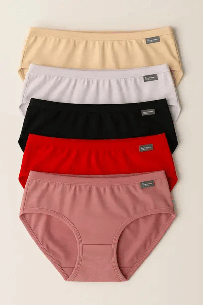     			Bebron Cotton Lycra Hipster ( Multi Color , Pack of 5 )