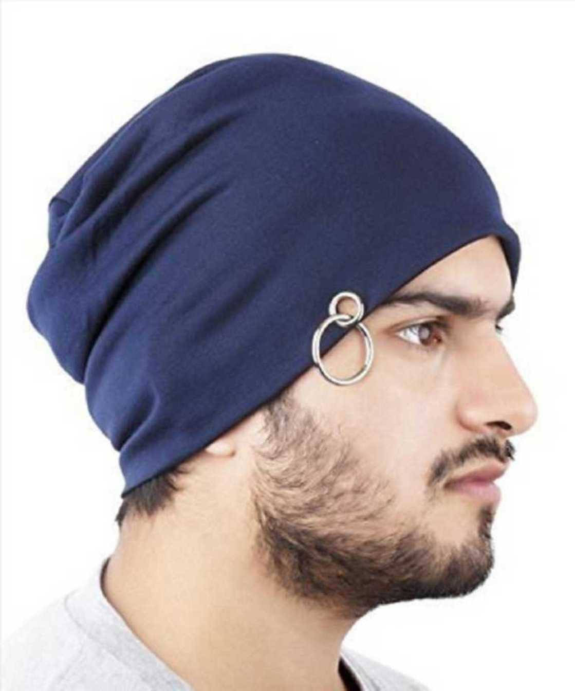     			Evanden Pack of 1 Cotton Blend Men's Cap ( Blue )