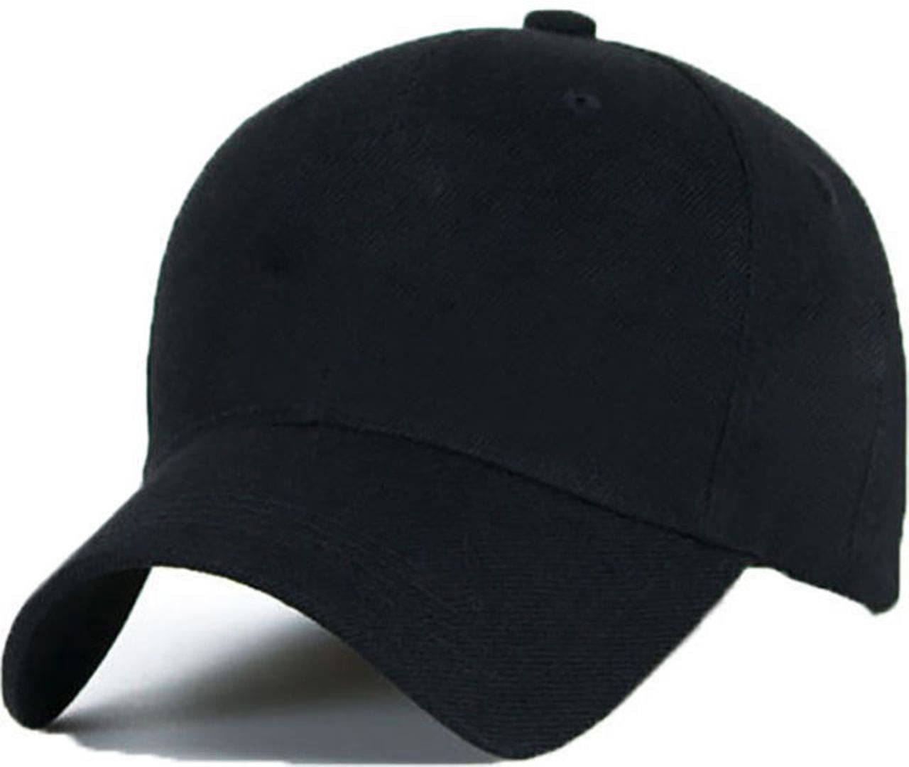 Evanden Pack of 1 Cotton Blend Men's Cap ( Black )     			Evanden Pack of 1 Cotton Blend Men's Cap ( Black )