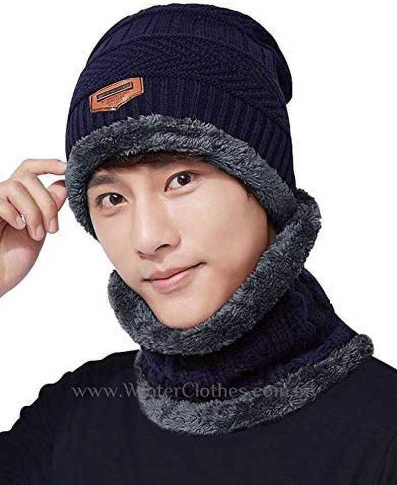     			Evanden Pack of 1 Woollen Men's Cap ( Blue )