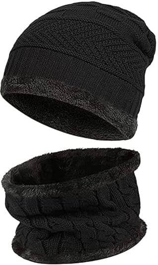     			Evanden Pack of 1 Woollen Men's Cap ( Black )