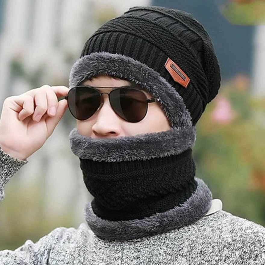     			Evanden Pack of 1 Woollen Men's Cap ( Black )