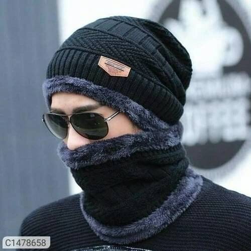     			Evanden Pack of 1 Woollen Men's Cap ( Grey )