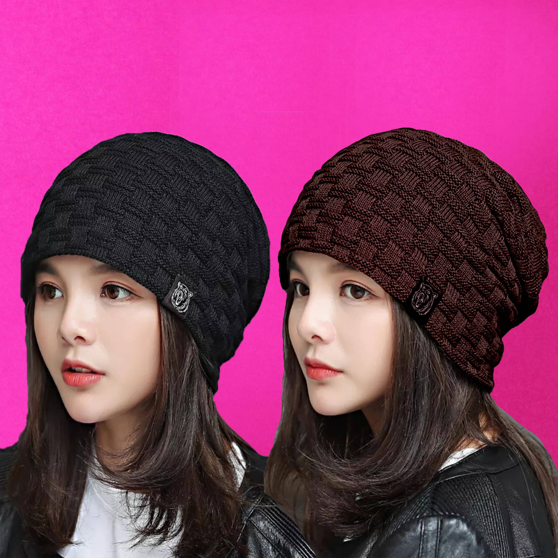 Evanden Pack of 2 Woollen Men's Cap ( Multicolor ) Evanden Pack of 2 Woollen Men's Cap ( Multicolor )