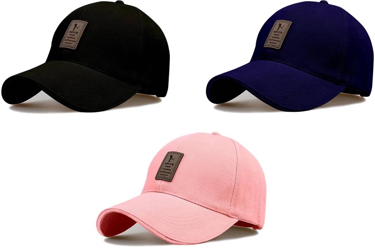 Evanden Pack of 3 Cotton Men's Cap ( Multicolor ) Evanden Pack of 3 Cotton Men's Cap ( Multicolor )