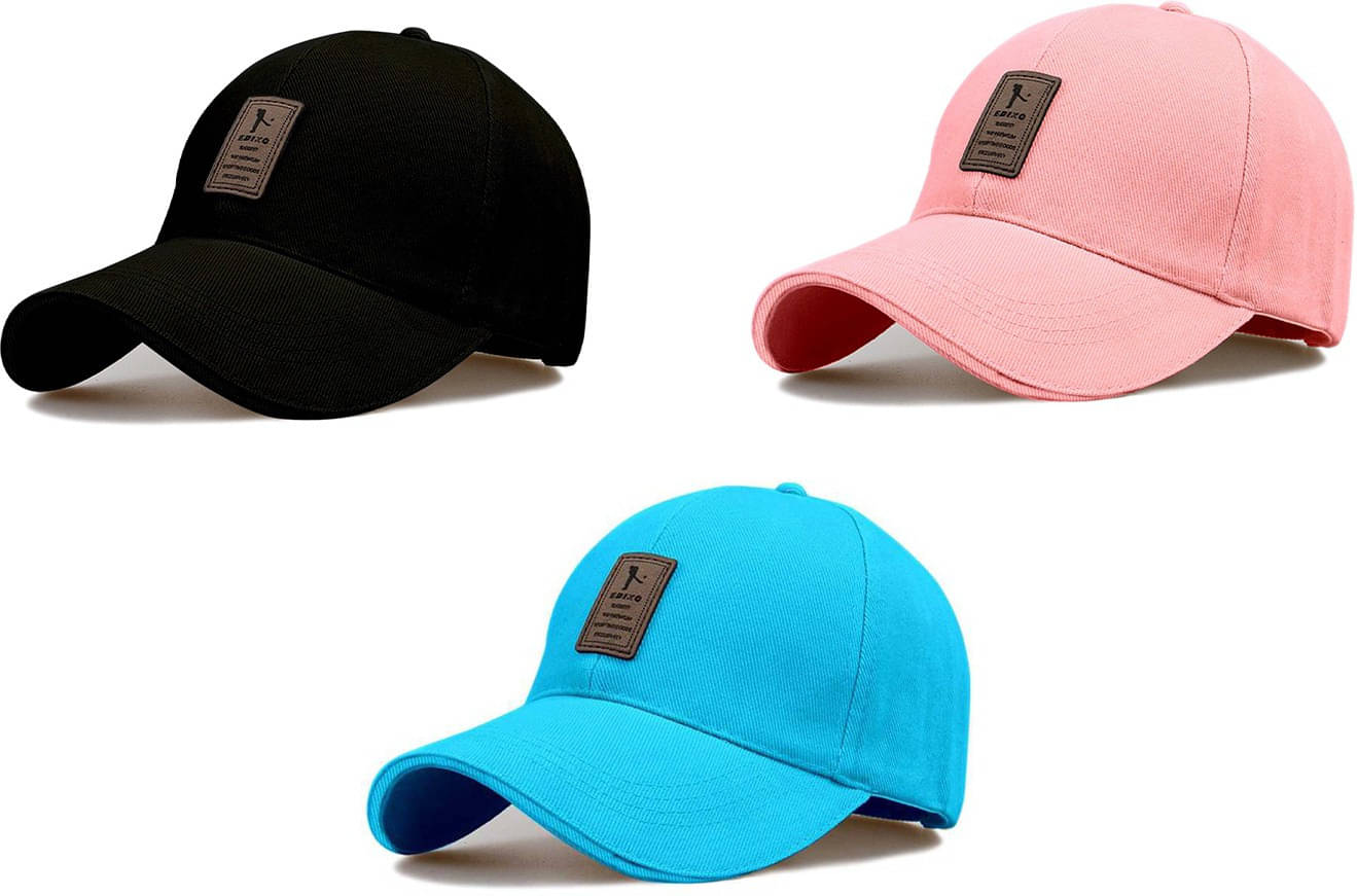Evanden Pack of 3 Cotton Men's Cap ( Multicolor ) Evanden Pack of 3 Cotton Men's Cap ( Multicolor )
