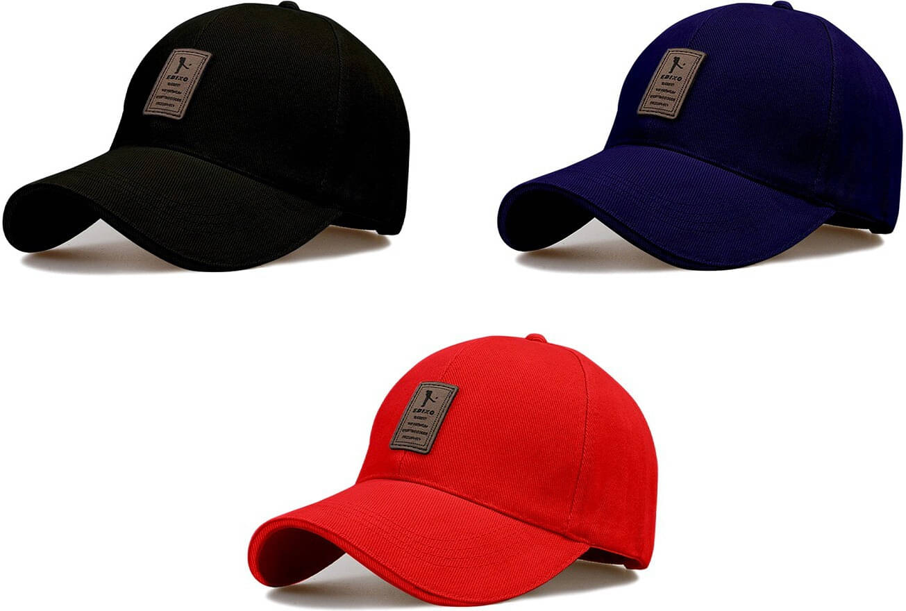 Evanden Pack of 3 Cotton Men's Cap ( Multicolor ) Evanden Pack of 3 Cotton Men's Cap ( Multicolor )