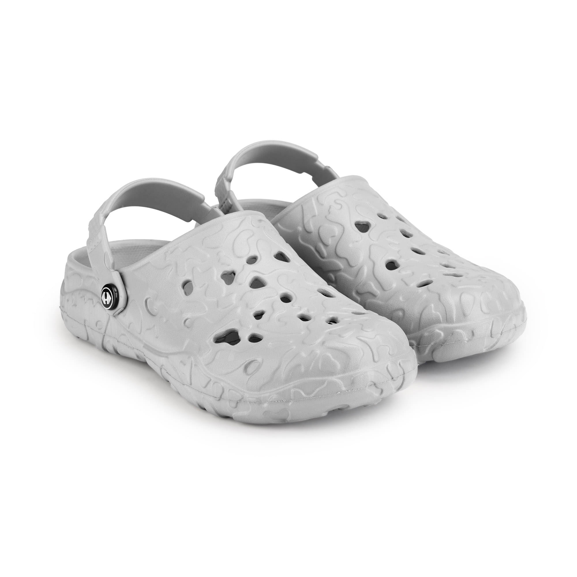     			HOPPA - Light Grey Men's Clogs