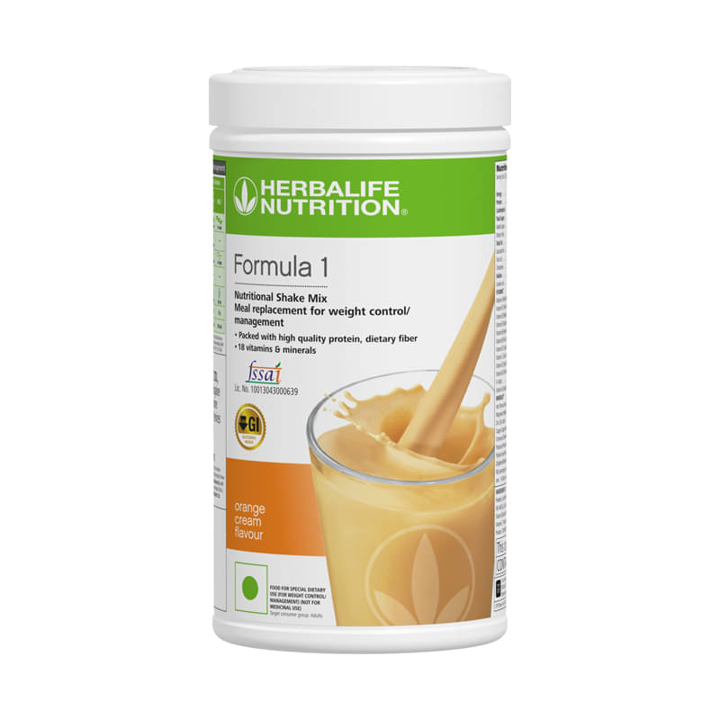 Herbalife Nutrition Formula 1 Orange Flavor 500 gm Herbalife Nutrition Formula 1 Orange Flavor 500 gm