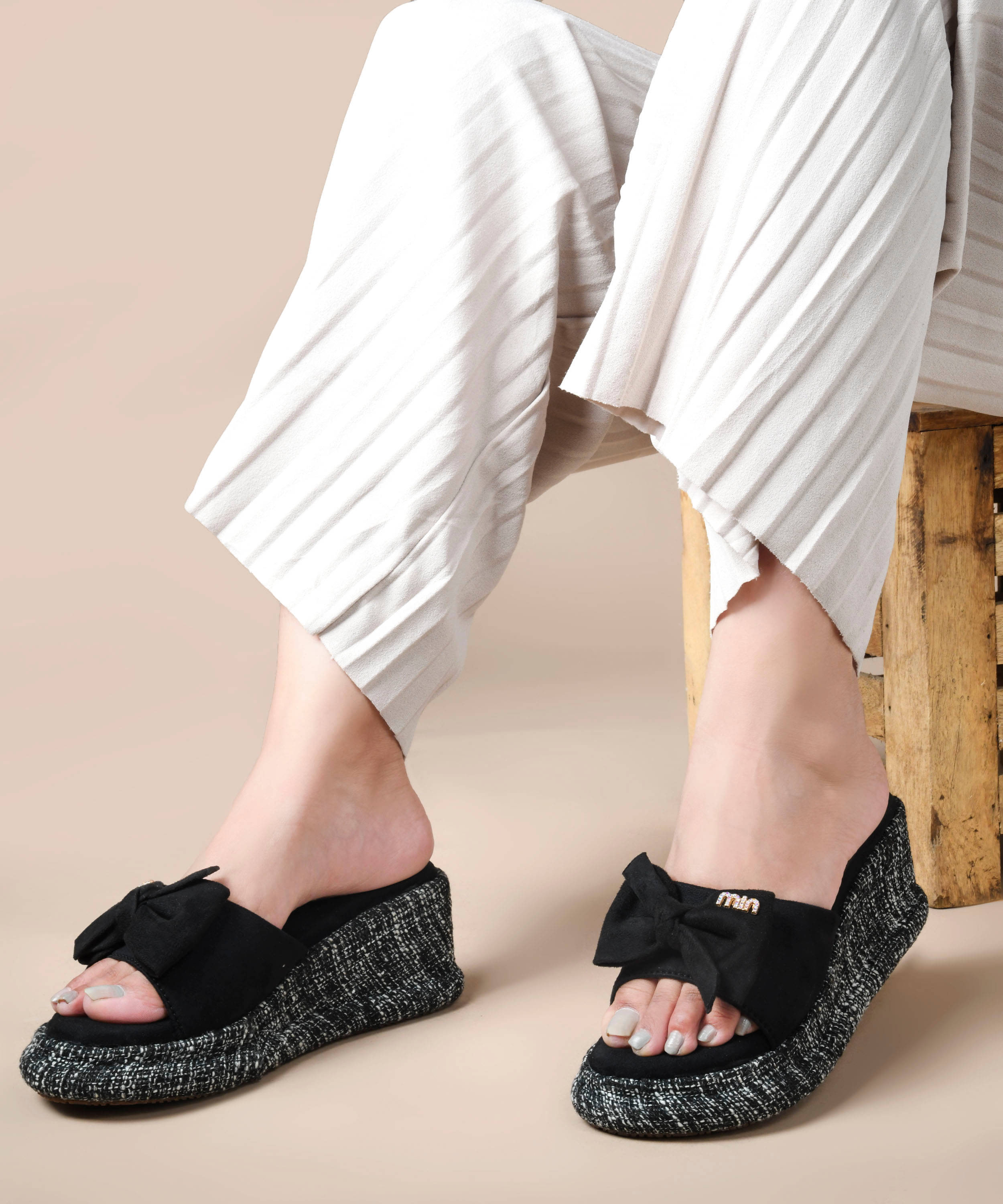     			JM Looks Black Women's Sandal Heels